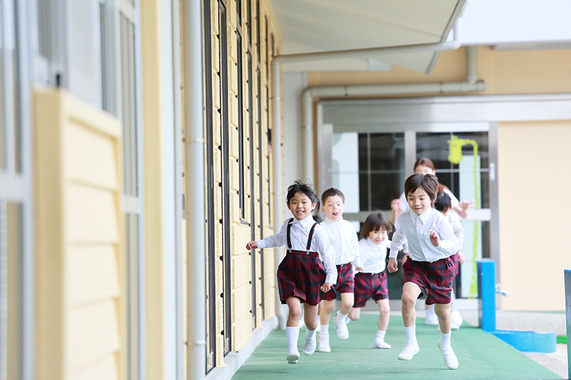 順次登園・⾃由活動